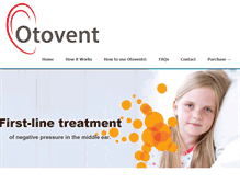 Tablet Screenshot of otovent.net